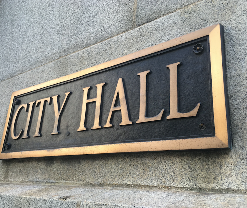 City Hall sign