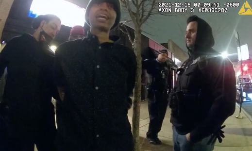 Woman being arrested before suicide in police custody