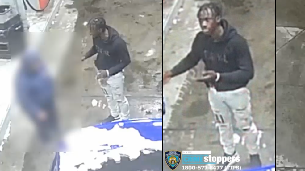 VIDEO: Fake cop driving BMW with Texas plates steals gas at gunpoint in Brooklyn