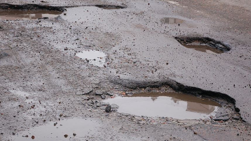 Chicago's pothole count is a little low, but give it time