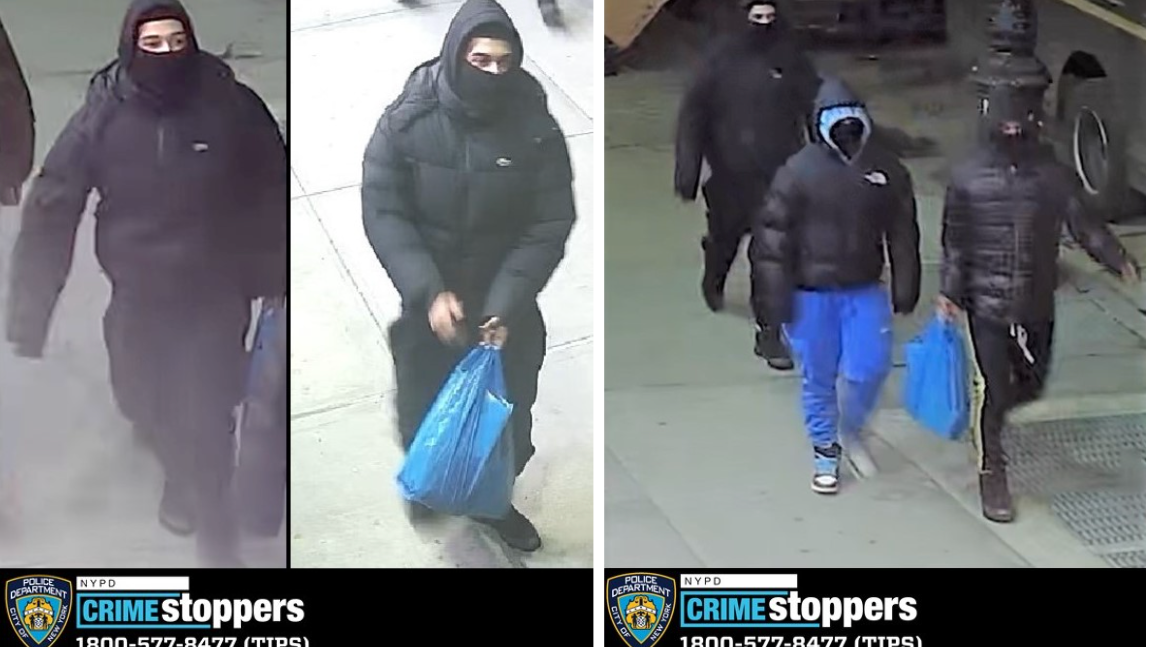 Group of thieves in Inwood rob 7 people, including 3 food delivery men, in 2 weeks