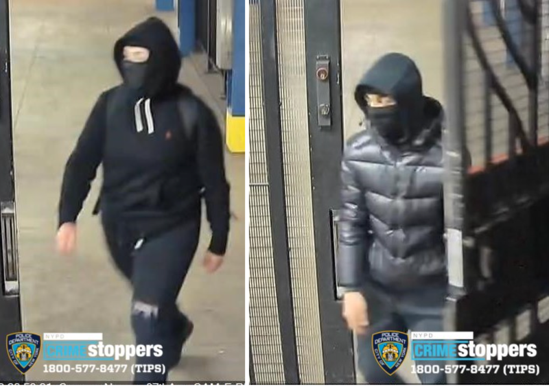 Surveillance footage of suspect