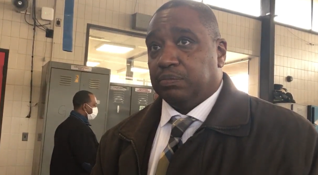 Interim Detroit Fire Commissioner Chuck Simms