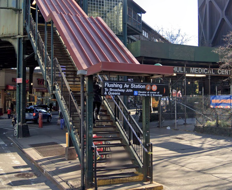 Flushing Ave. Subway Station