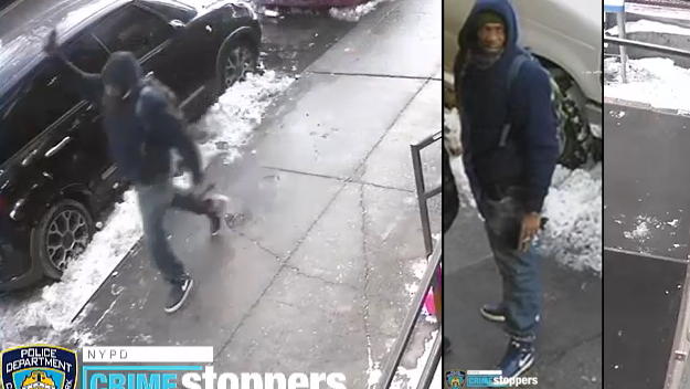 VIDEO: Man fires gun in air while walking down E. Harlem street