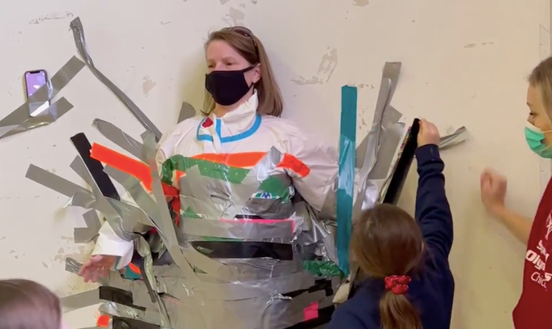 principal duct-taped