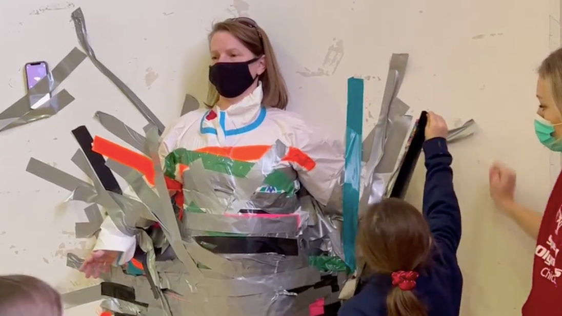 Music, art, duct-taping a principal to the wall: Chicago school celebrates Special Olympics