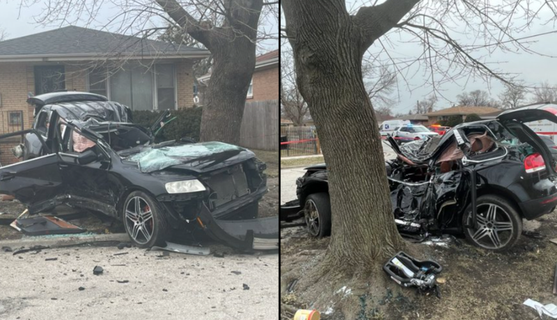 high speed crash pictures
