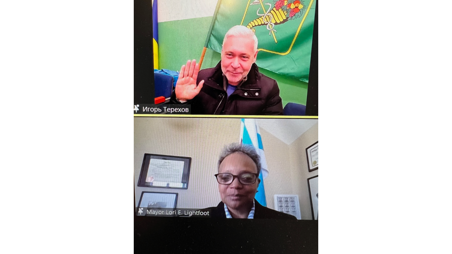 During Zoom call, Mayor Lightfoot ensures Ukrainian mayor that Chicago supports him
