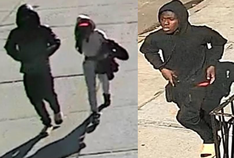 NYPD released photos of suspects wanted in stabbing of two teens in front of Queens High School.