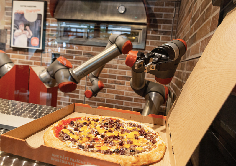 robotic pizza chef