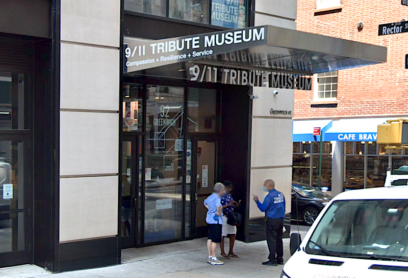 The 9/11 Tribute Museum is located on Greenwich Street, just a few blocks south of its partner, the National September 11 Memorial Museum