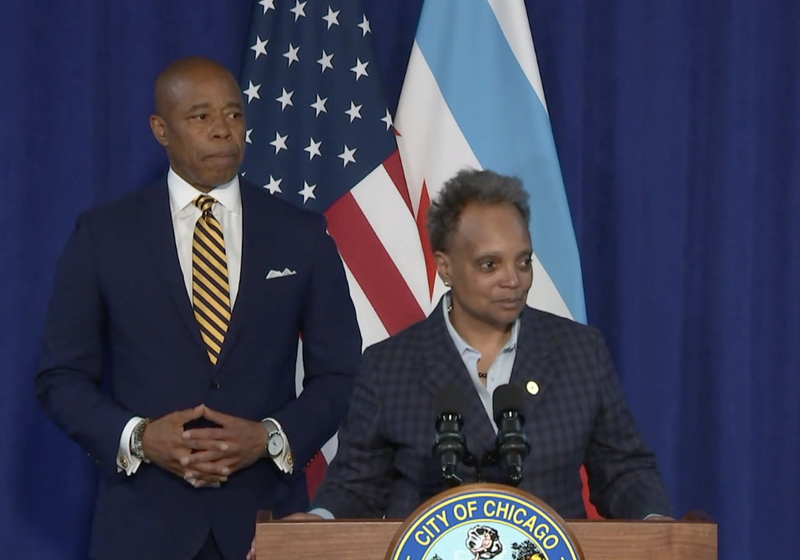 NY and Chicago mayors