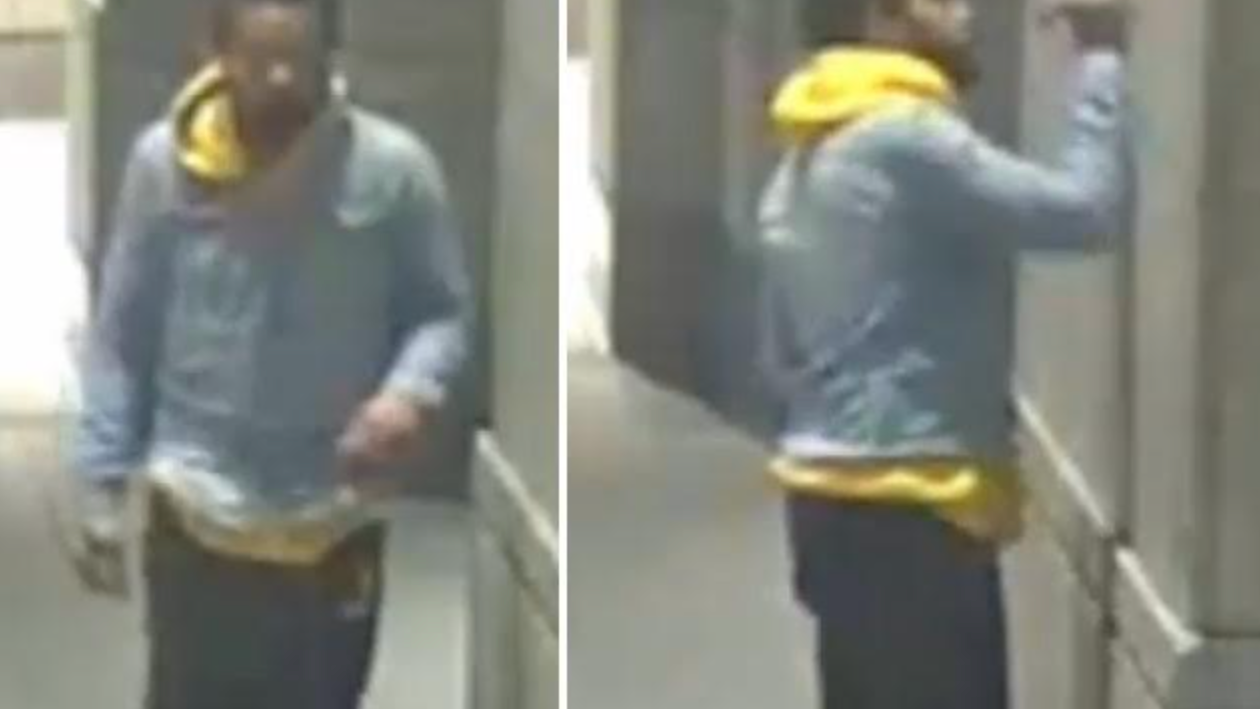 VIDEO: Man seen drawing swastika on Manhattan building sought by NYPD