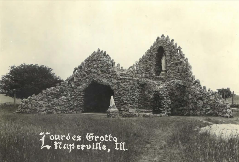 vintage photo of grotto