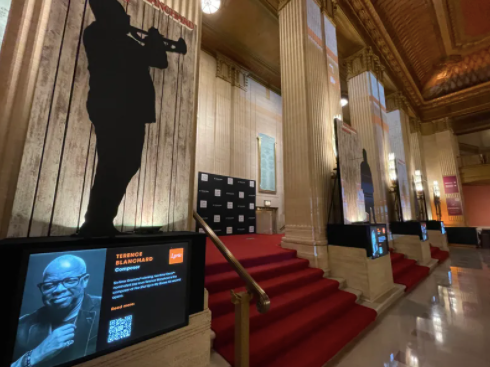 lobby and steps