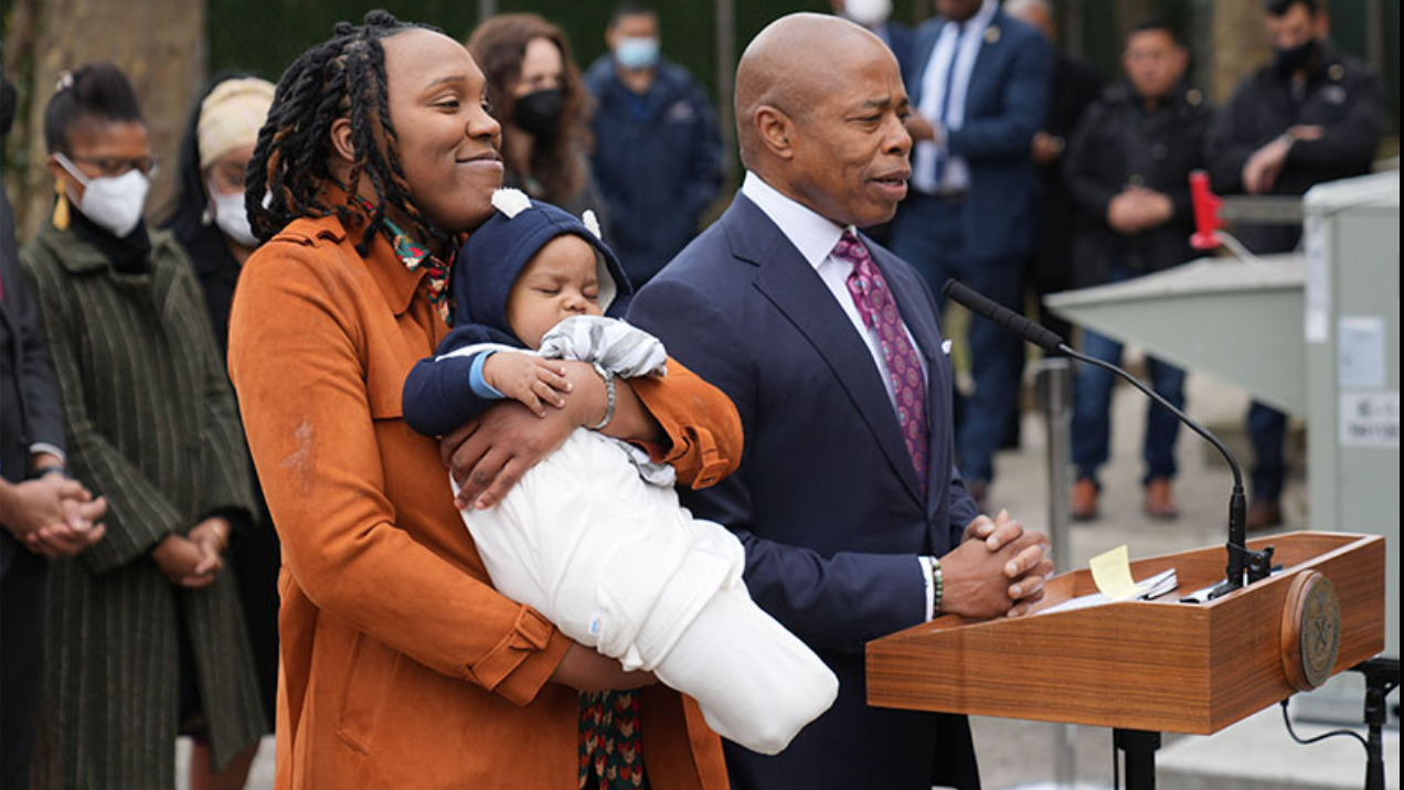 Adams announces plan to increase access to doulas, midwives for birth givers