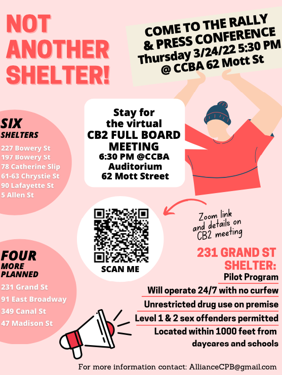 A flyer for Thursday's protest