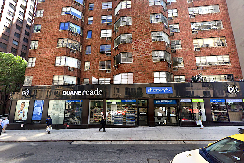 The Duane Reade at 1231 Madison Ave. on the Upper East Side was among the pharmacies robbed