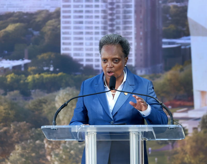 Lightfoot at lectern file image