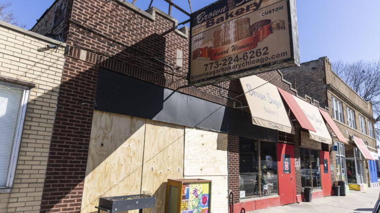 Bakery owner keeps rolling after hit-and-run driver strikes her building