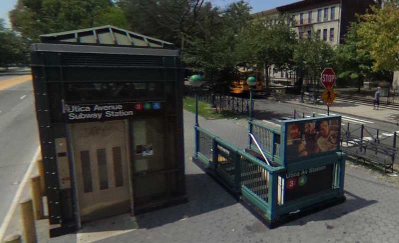 Utica Avenue train station