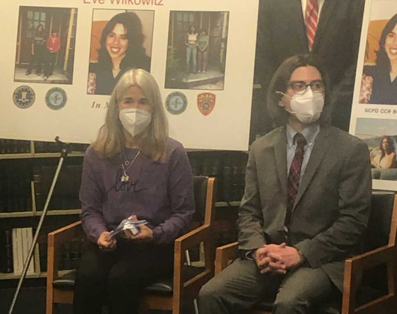 Irene Wilkowitz at press conference