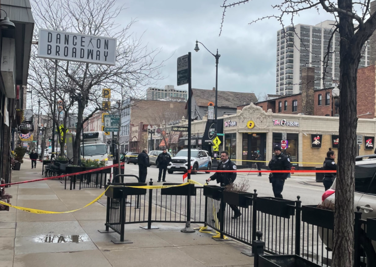 shooting scene
