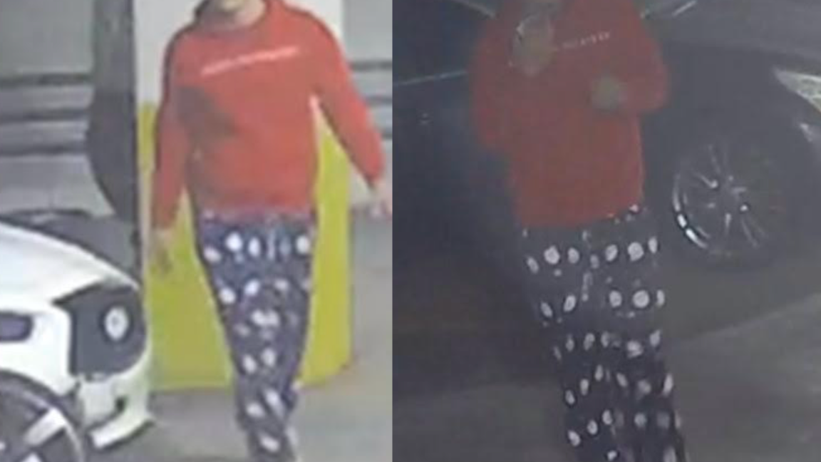 VIDEO: Man seen drawing swastika on SI parking lot beam sought by NYPD