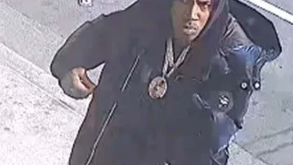 PHOTO: NYPD searching for gunman who fired at car on Queens road in broad daylight
