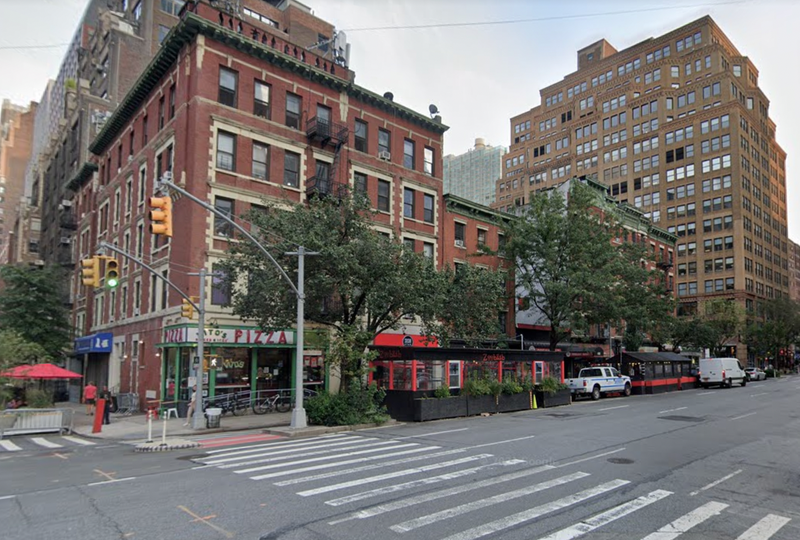 Street where attack occurred