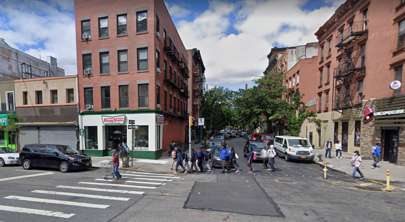 East 104th Street and Third Avenue where collision happened