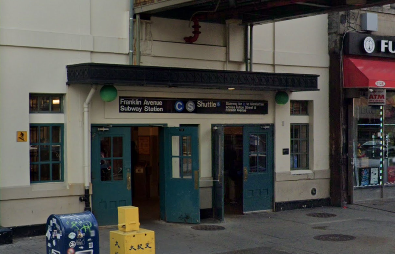 An MTA worker was injured in a random attack on Sunday morning at the Fulton Street and Franklin Avenue station, police said.