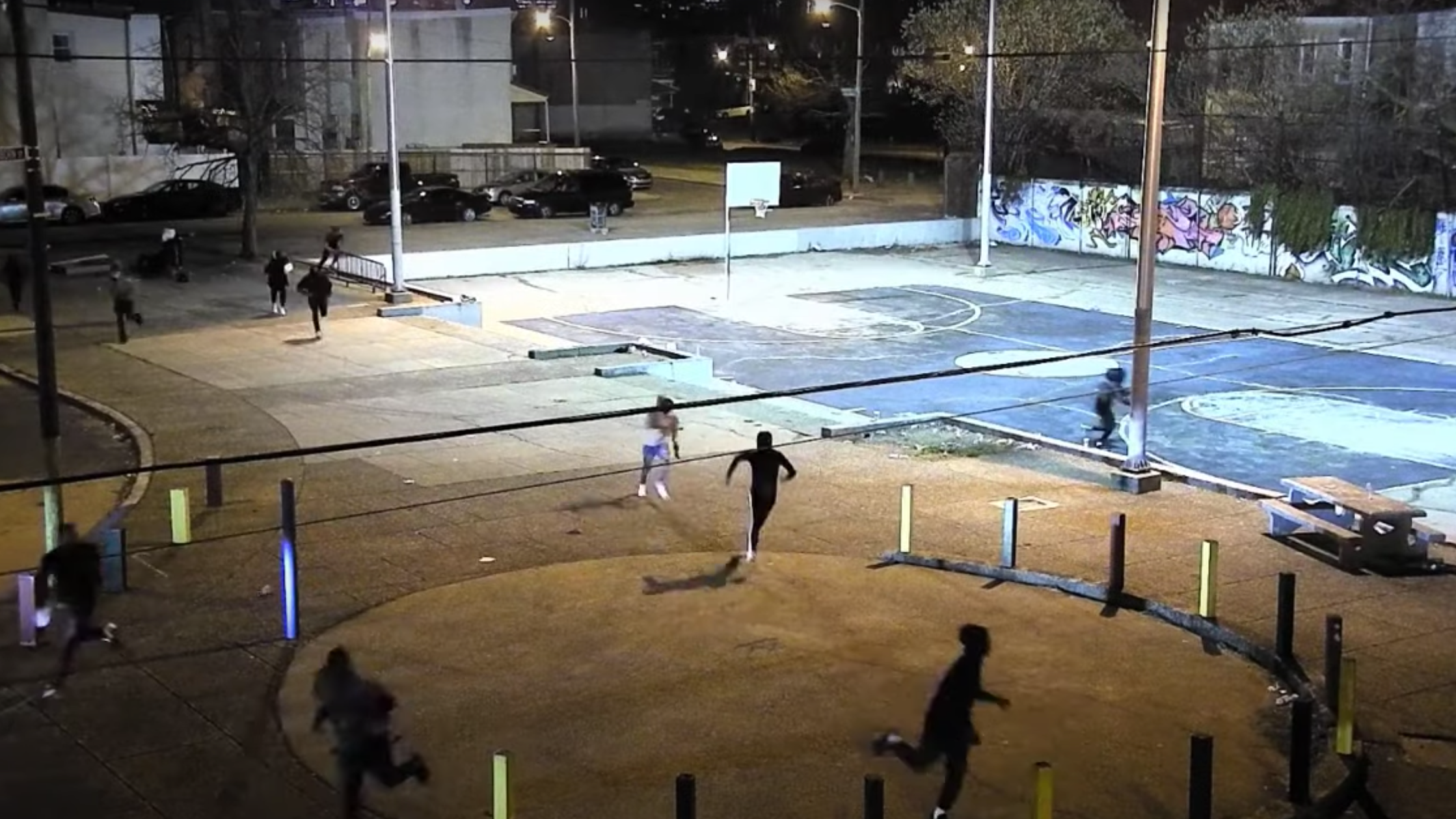 Video: More than 60 shots fired at crowded West Philly basketball court
