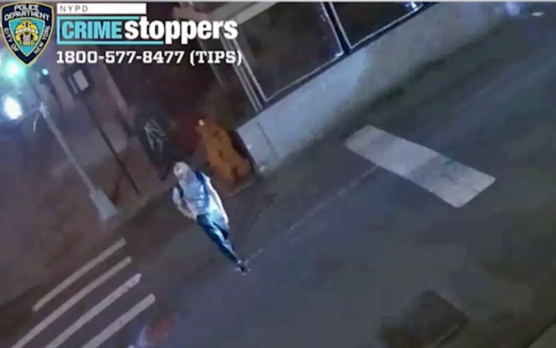 Surveillance footage of Steven Zajonc