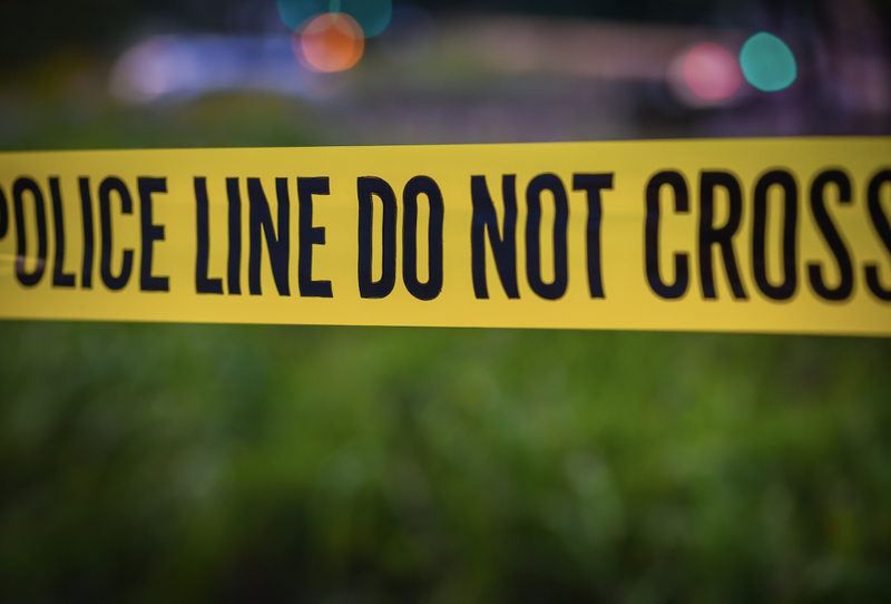 police tape crime scene