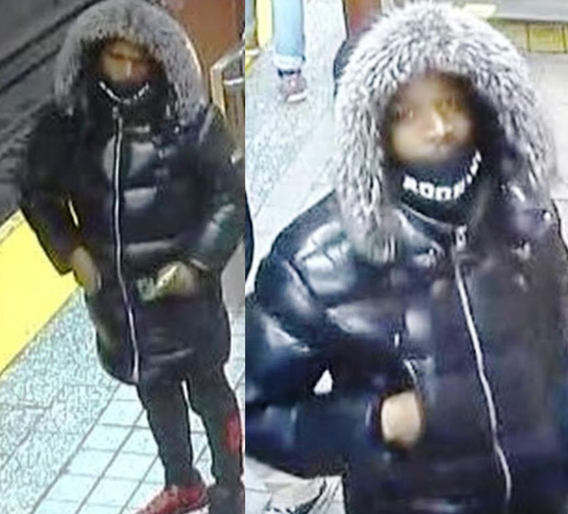 Suspect sought in subway grope