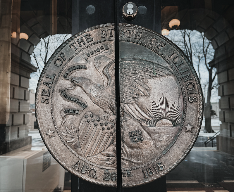 Statehouse door