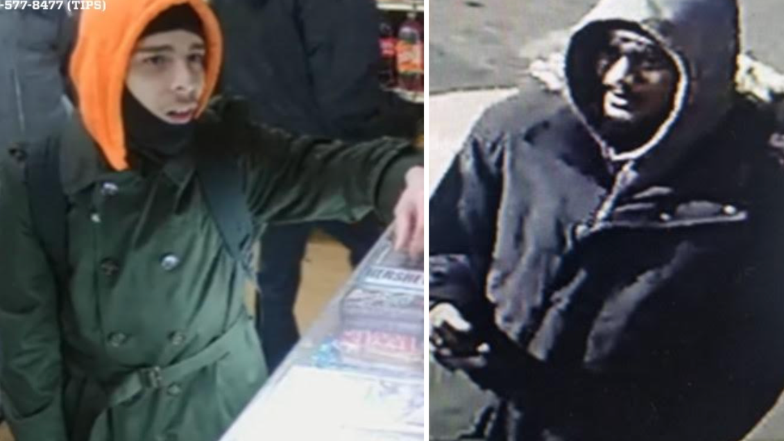 VIDEO: Gunman seen repeatedly firing at car on Bronx street, 2 men sought