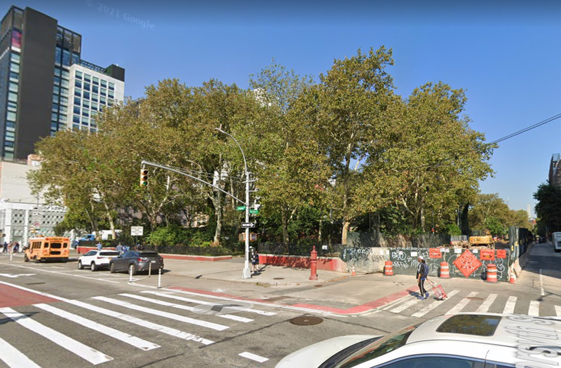 Delancey and Forsyth Streets where shooting occurred