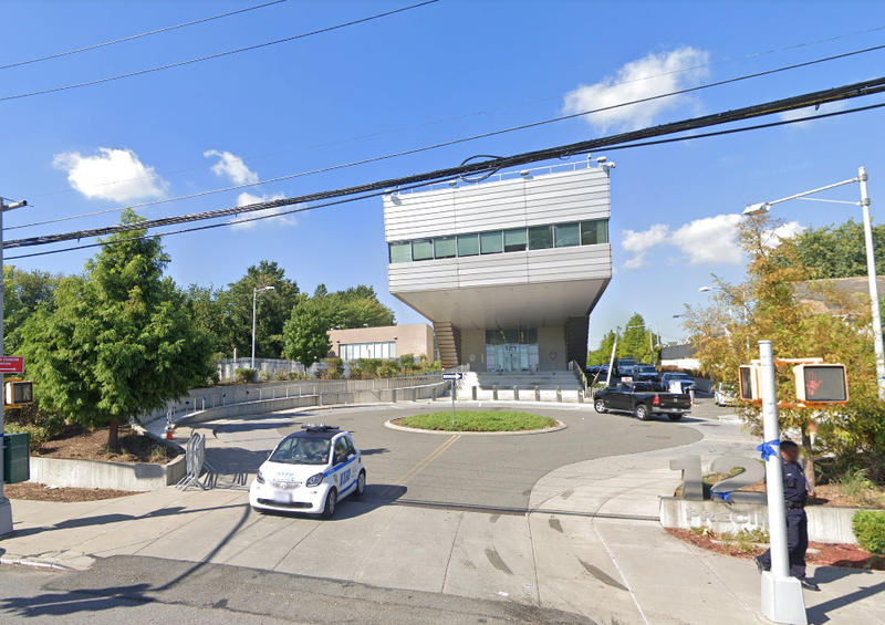 The 121st Precinct stationhouse in Graniteville, Staten Island