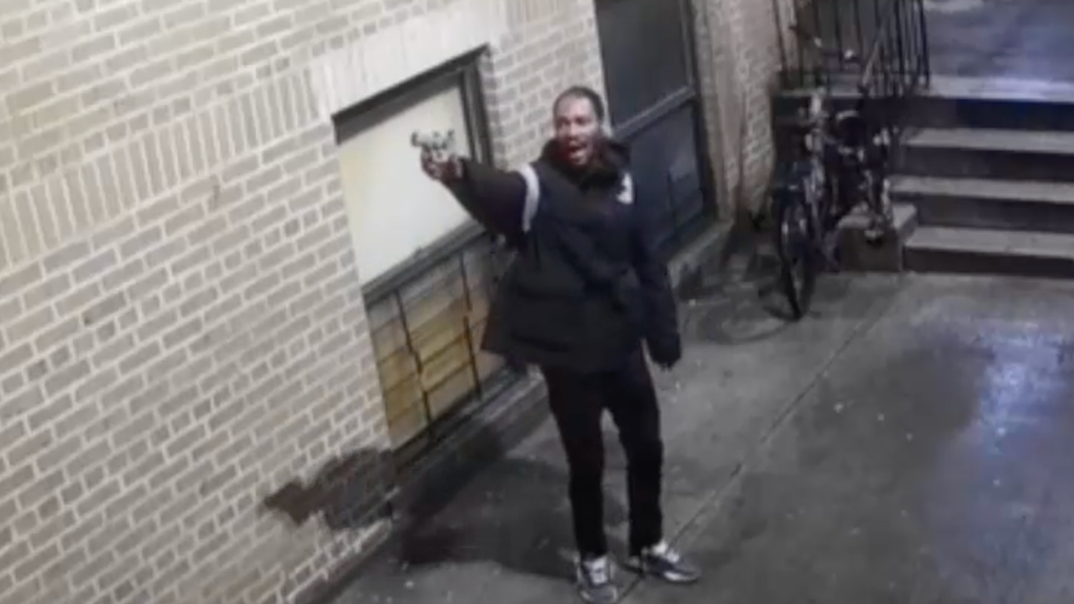 WATCH: NYPD seek man seen firing gun outside Bronx apartment building