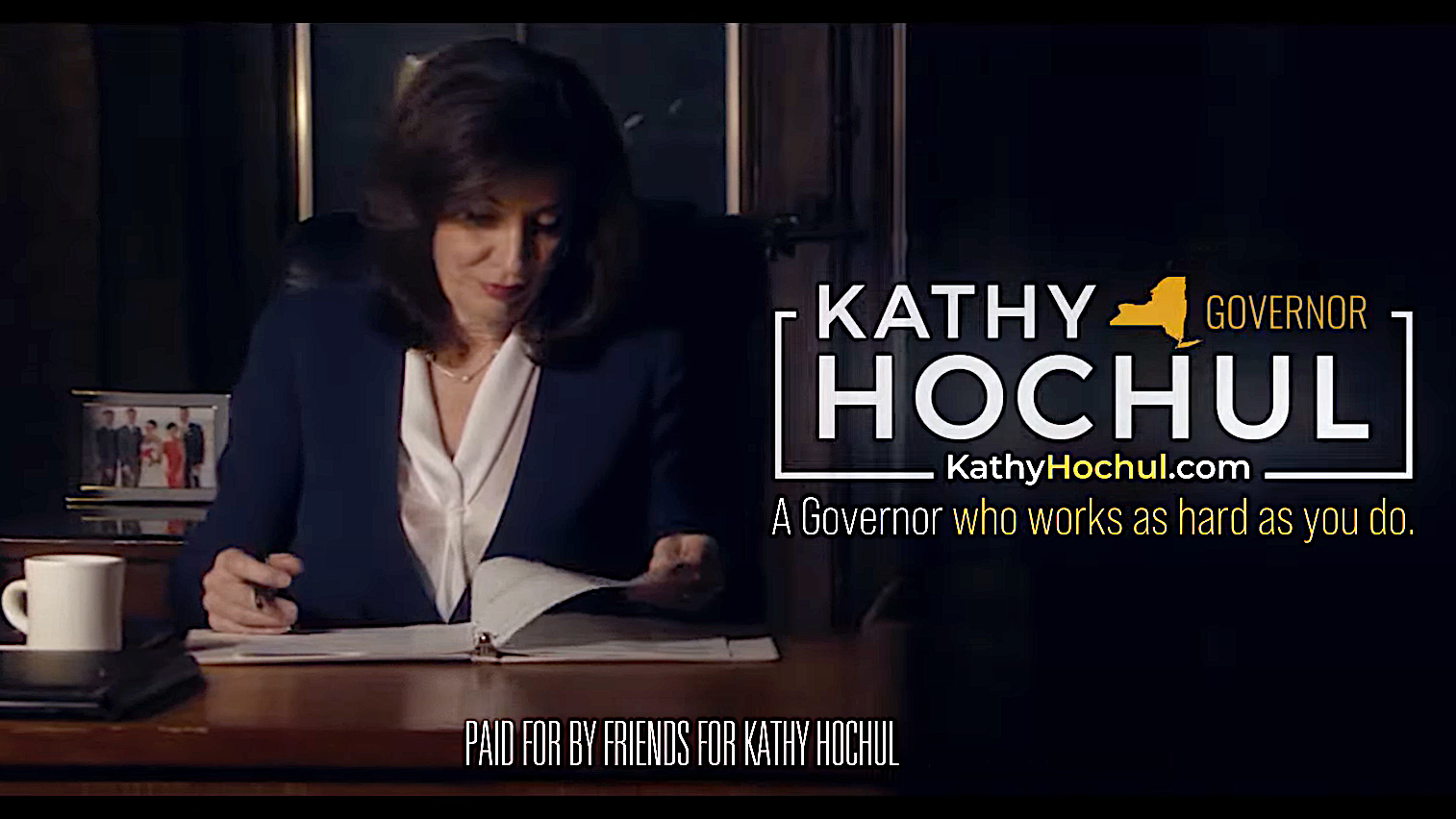 VIDEO: Hochul releases new TV ad: governor is 'hard at work, and it shows'