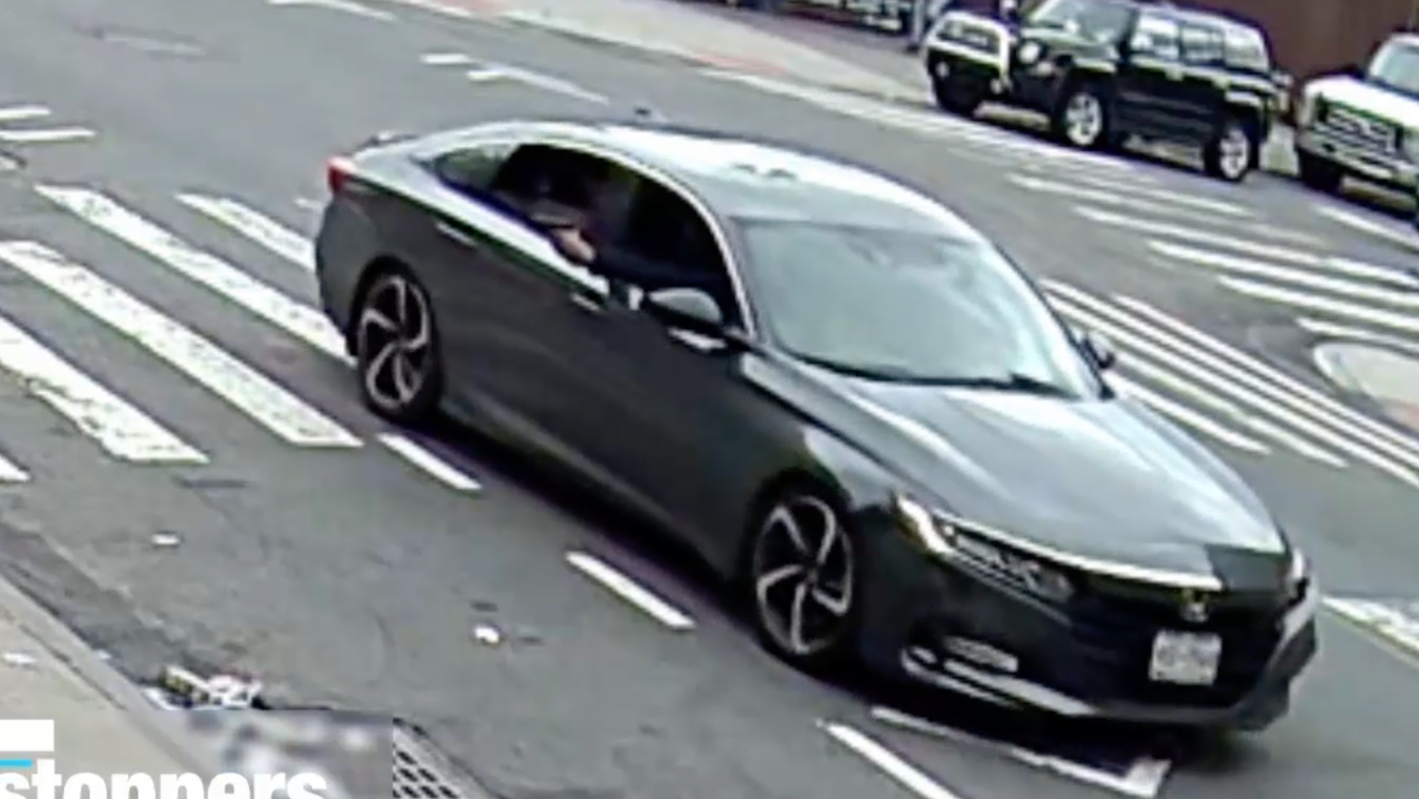 VIDEO: Suspect sought after stolen car used in Bronx drive-by shooting