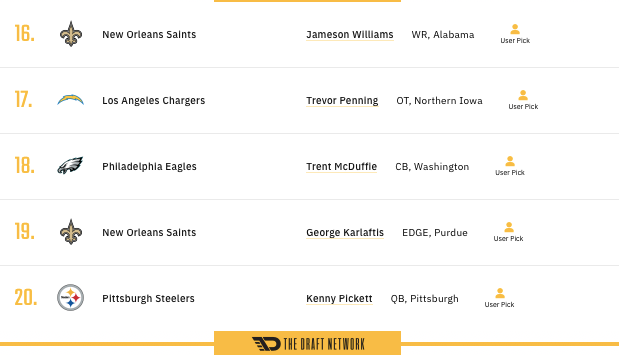 picks 16-20