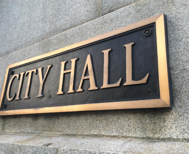 City Hall sign