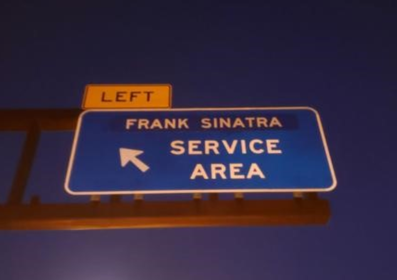 Frank Sinatra Service Area in Galloway, N.J.