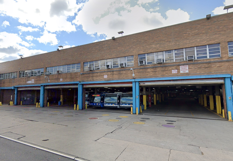 The NYPD's bomb squad was called to the MTA Yukon Depot in New Springville for a suspicious package that ended up being an apparent science project