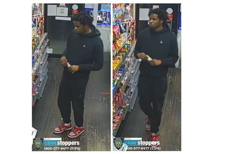 Surveillance images of suspect