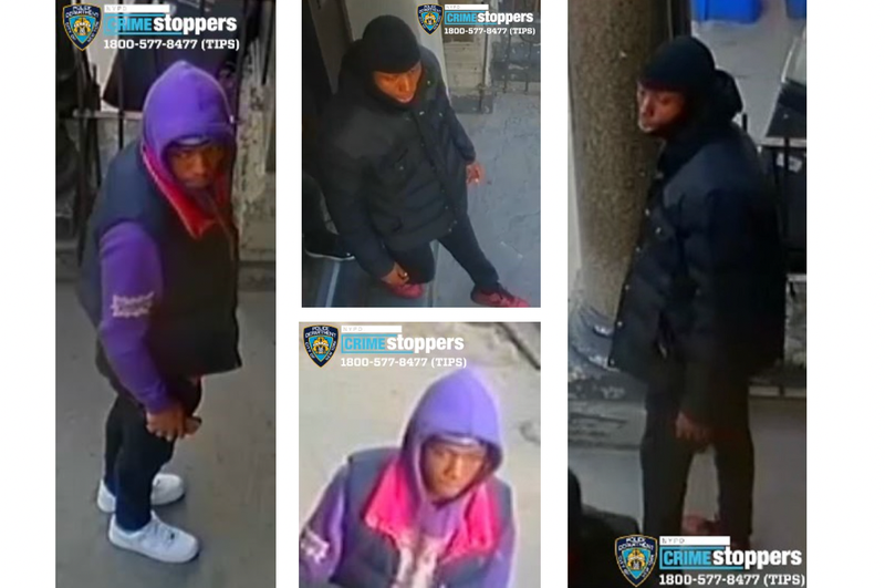 Surveillance images of suspects